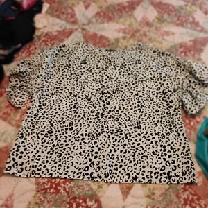 Leopard Print Blouse
